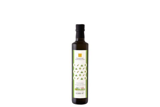 Frantoio-Montecchia-0,50-litri-Bio-bottiglia-Olio-Extra-Vergine-Morro-D'Oro-Teramo-Abruzzo